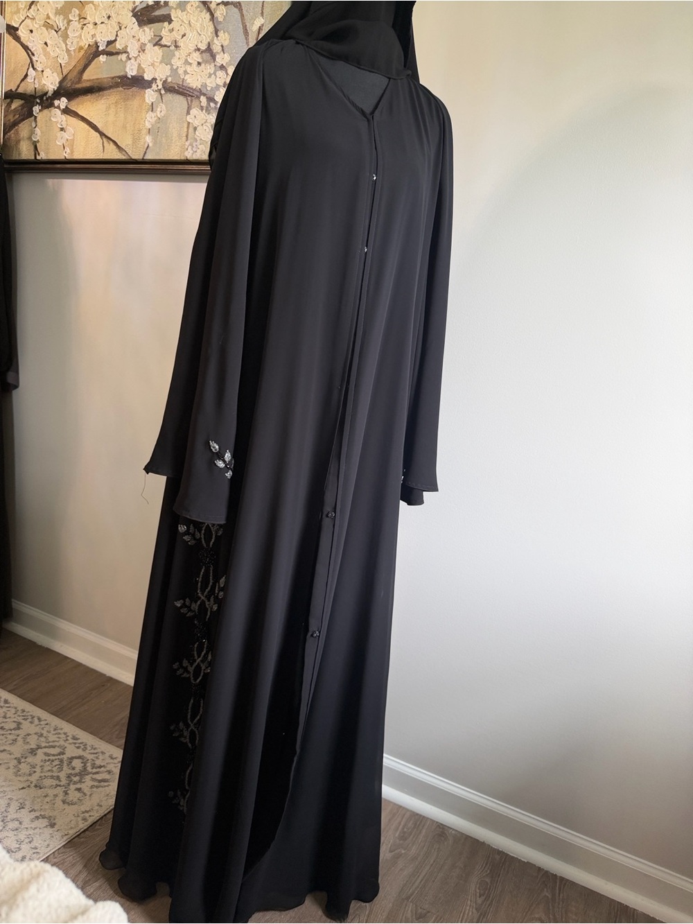 Classic Black Women's Abaya